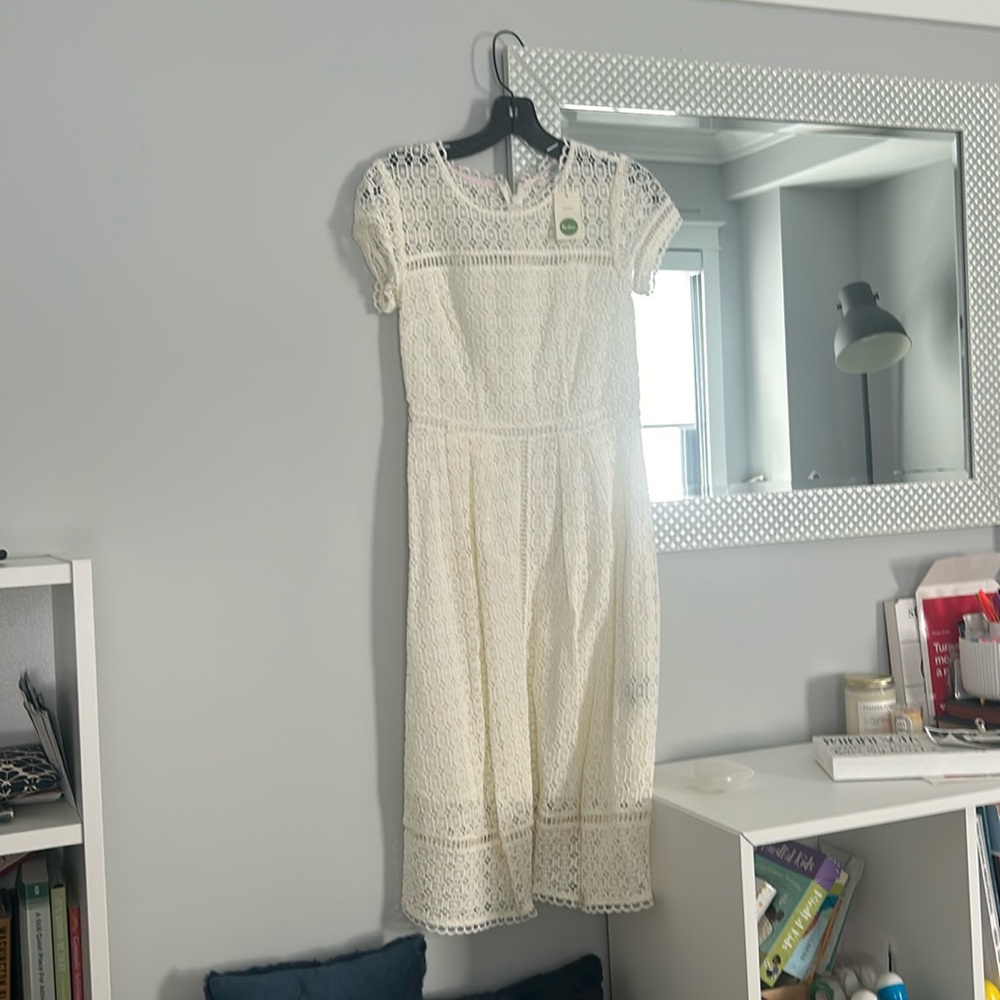 Biden cream maxi dress